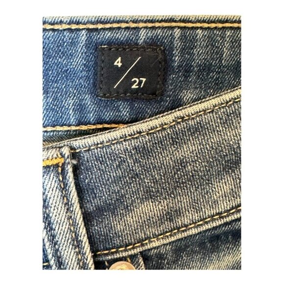 Lucky Brand Jeans Women‎ 4 Blue Medium Wash Distressed Lolita Skinny - Picture 7 of 12